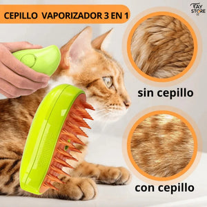 Cepillo a Vapor para Mascotas 🐶 🐱