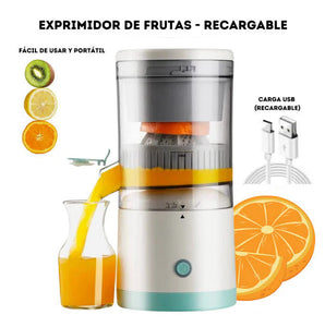 Exprimidor Eléctrico Portátil de Naranja y Frutas